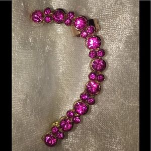 NEW Left sided Pink Tourmaline Ear Cuff (Pierced)